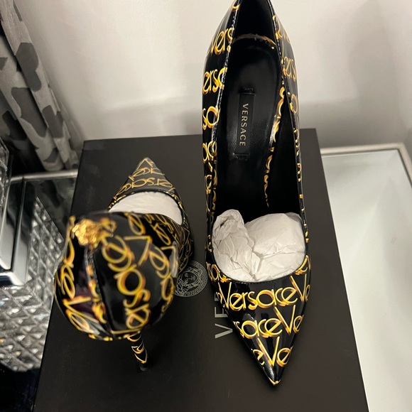 Versace pump heels multi color - Picture 3 of 8